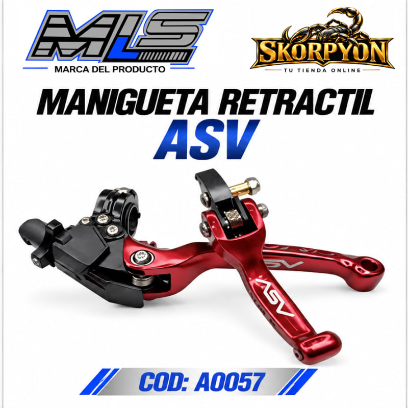 Manigueta Retráctil ASV - Rojo