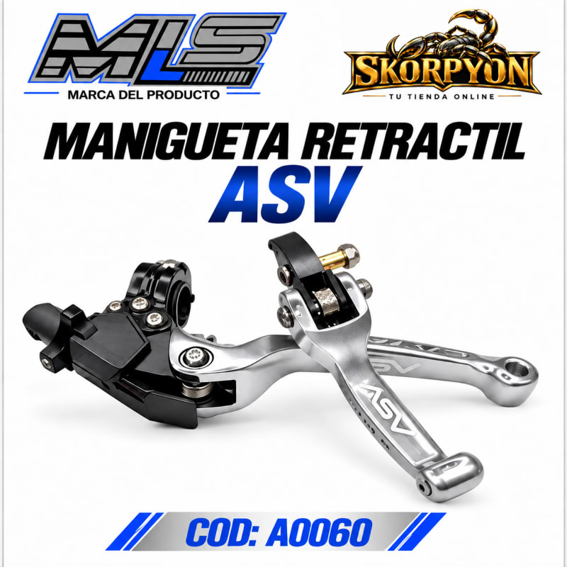 Manigueta Retráctil ASV - Plata