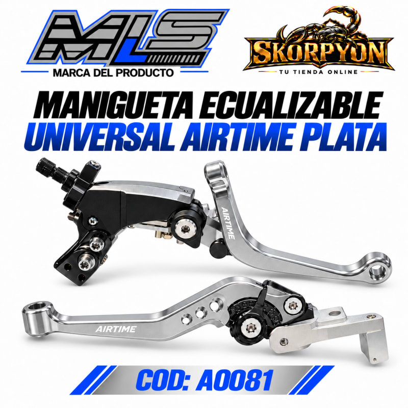 Manigueta Ecualizable Universal Airtime Plata