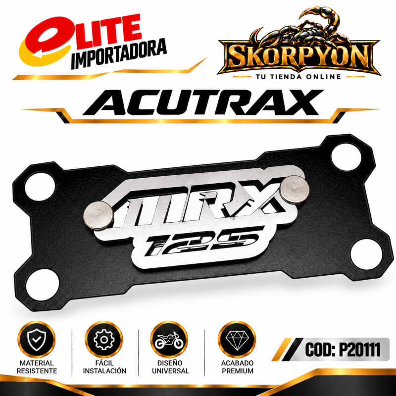Acutrax MRX 125 3D Negro