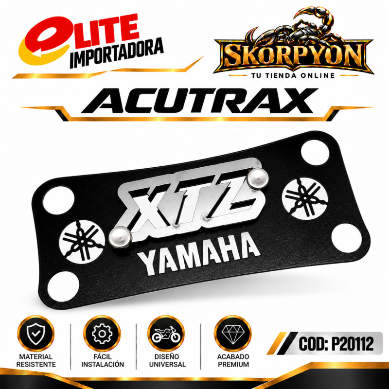 Acutrax Yamaha XTZ 150 3D Negro
