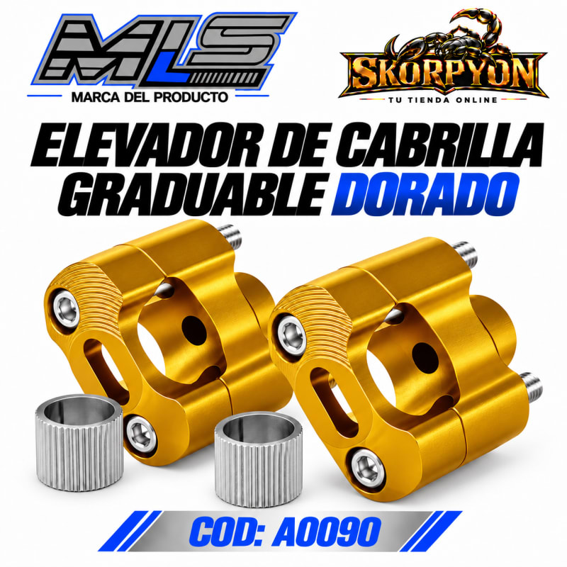Elevador de Cabrilla Manubrio Graduable - Dorado