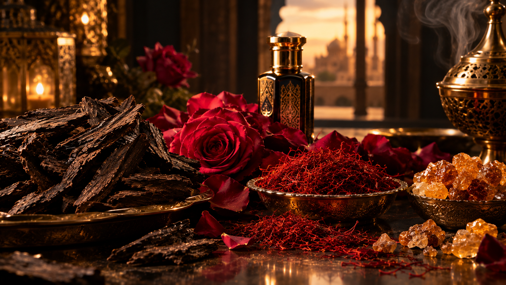 Why Are Oud, Rose & Saffron So Important in Middle Eastern Perfumery?