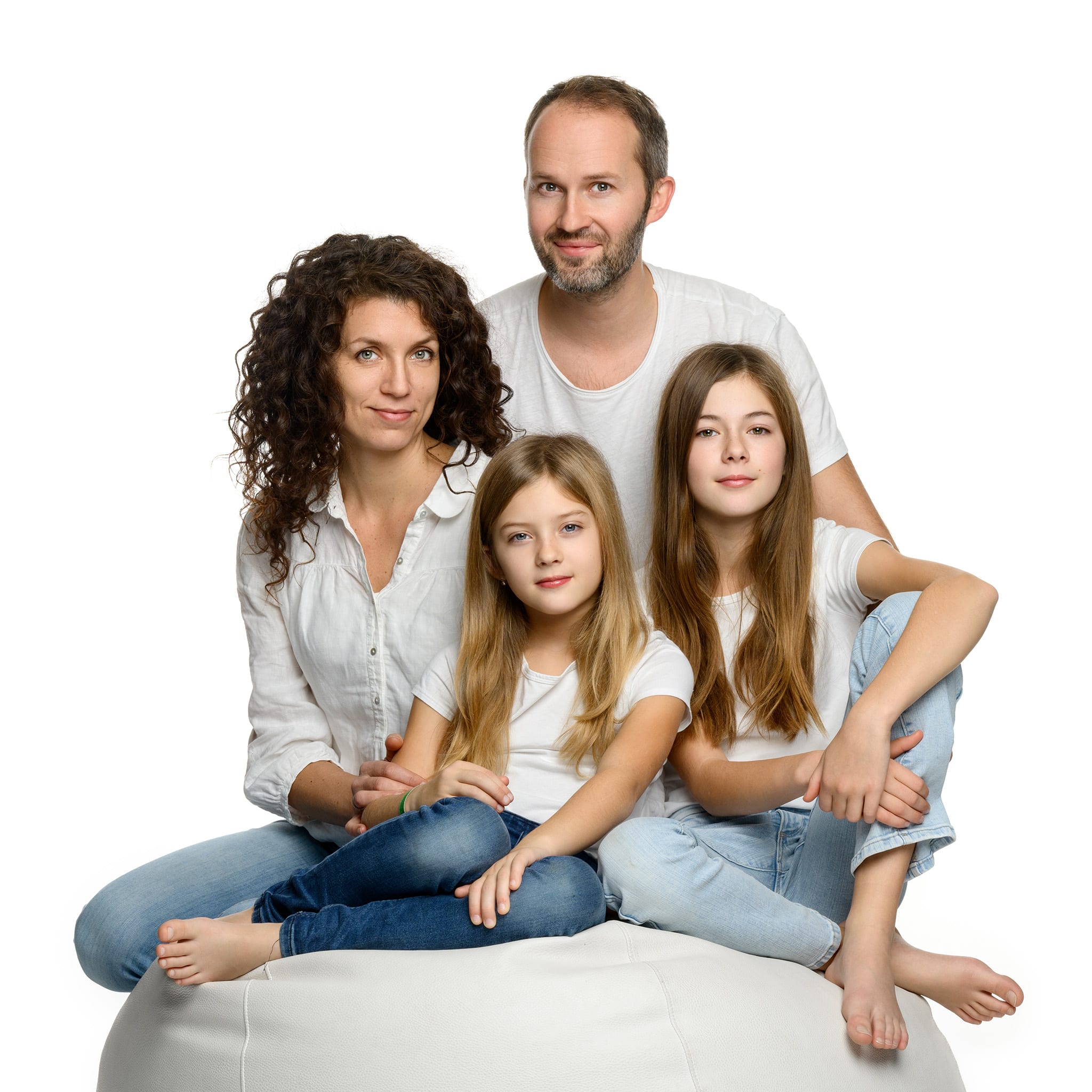 Tomáš with his family