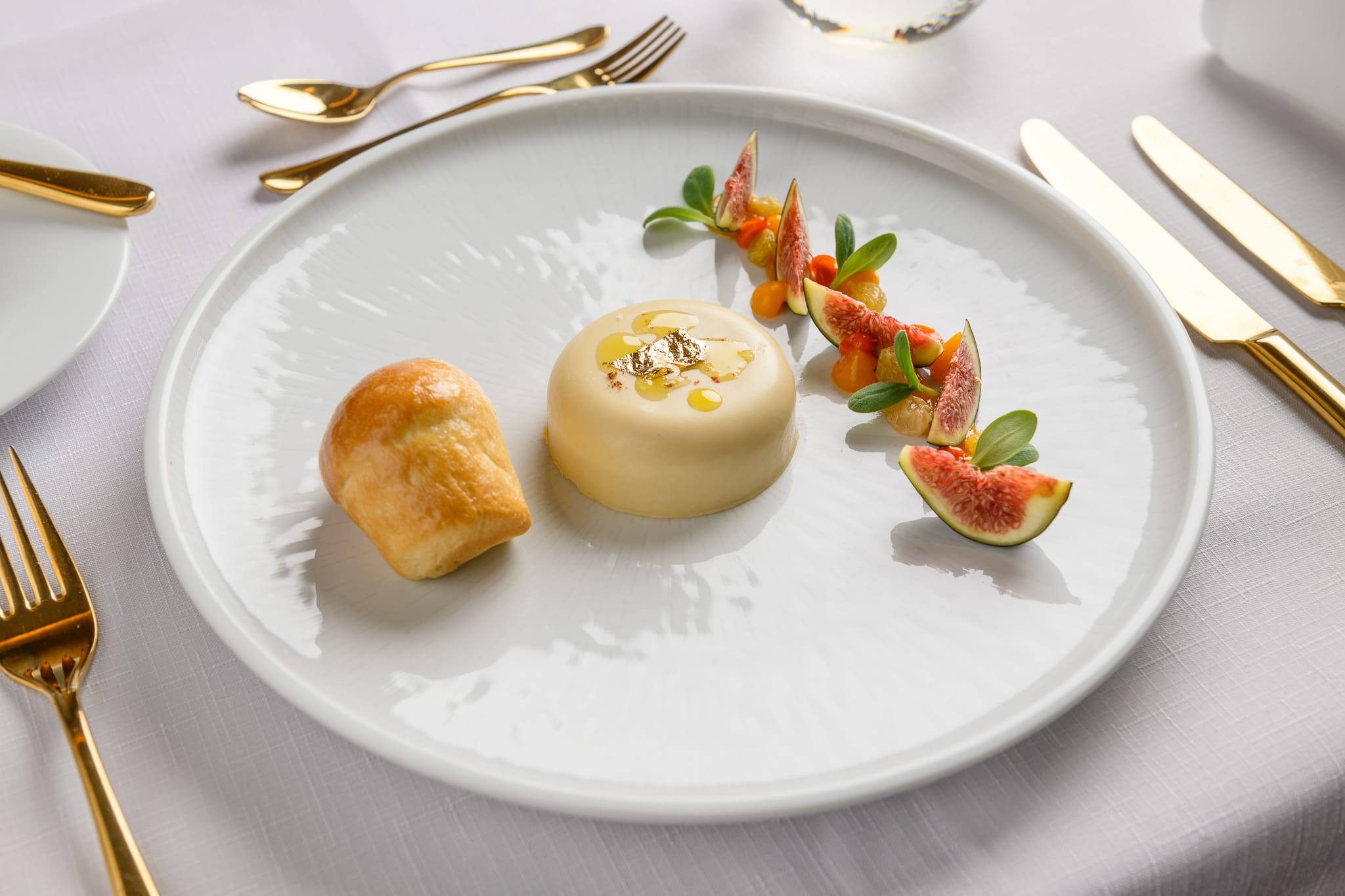 Plated dessert