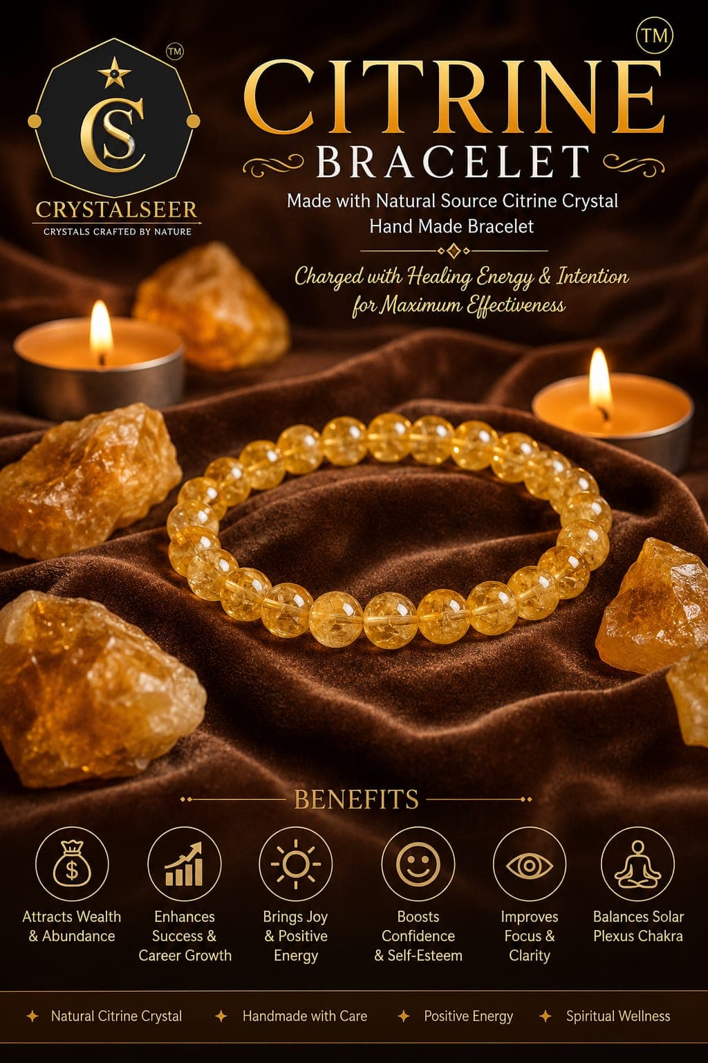 Natural Selenite Charging Plate
