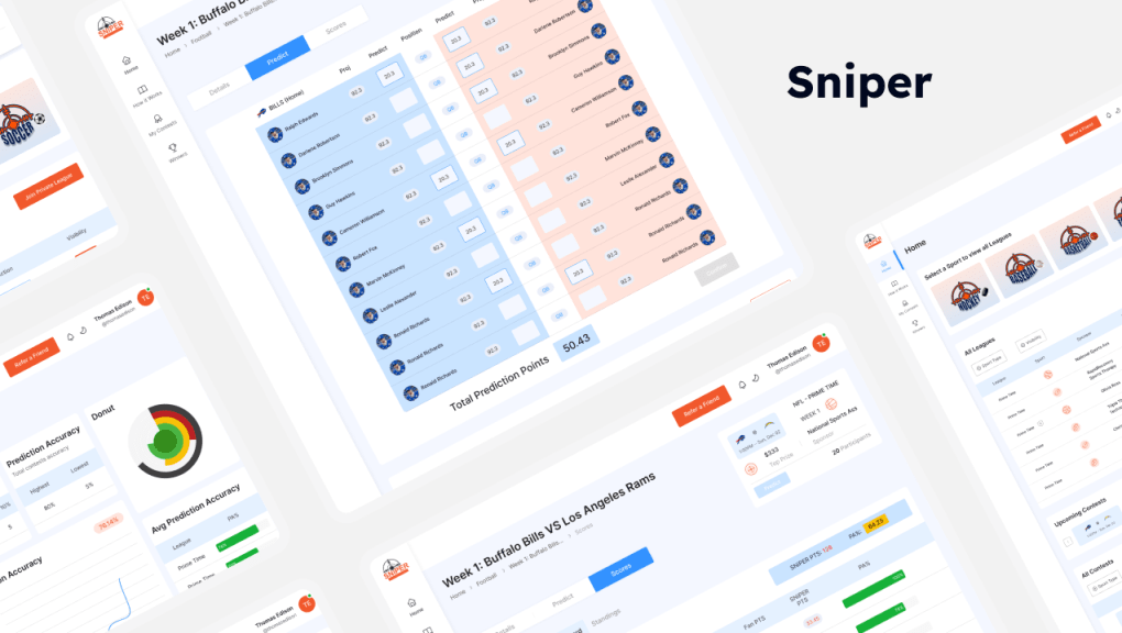 Fantacy Snipper - SaaS for sports adventure