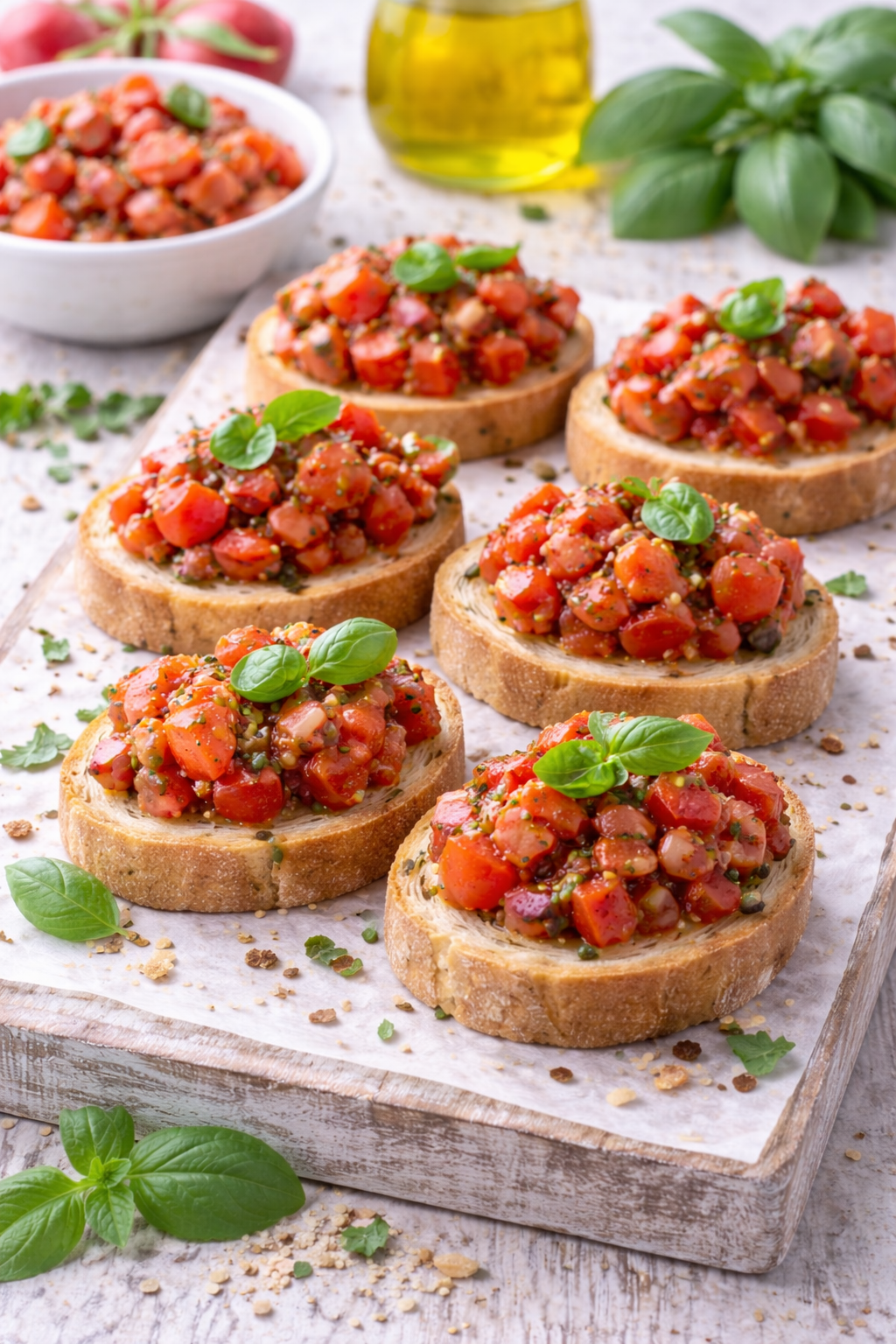 Tomaten Bruschetta (vegan)