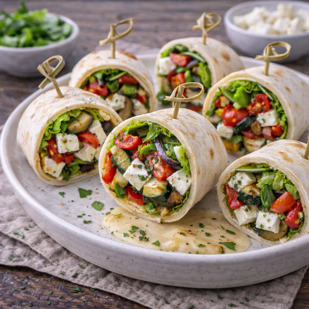 Feta & Grillgemüse Wrap (Veggie)