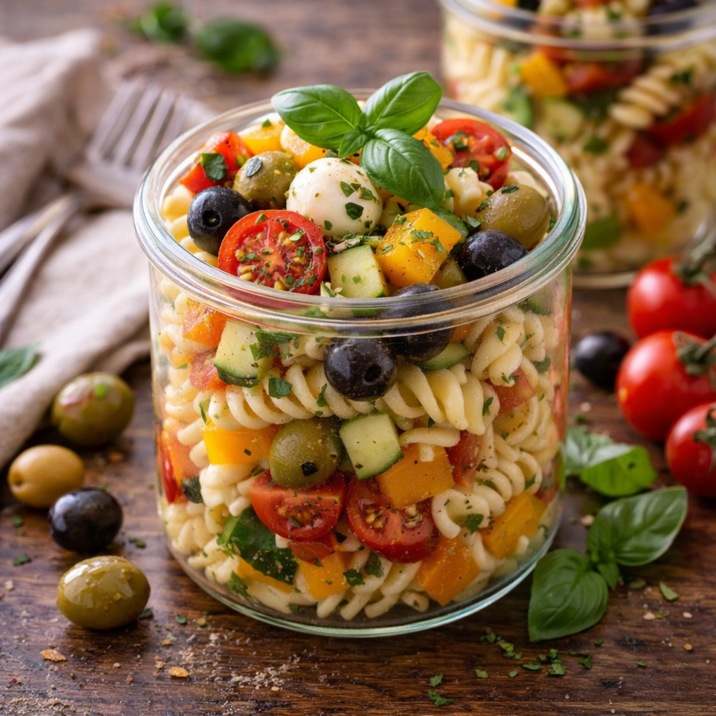 Italienischer Pastasalat (veggie)