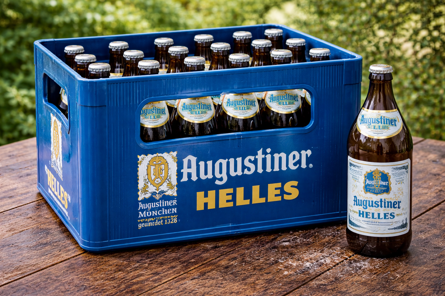 Bier Helles Kasten (Augustiner)
