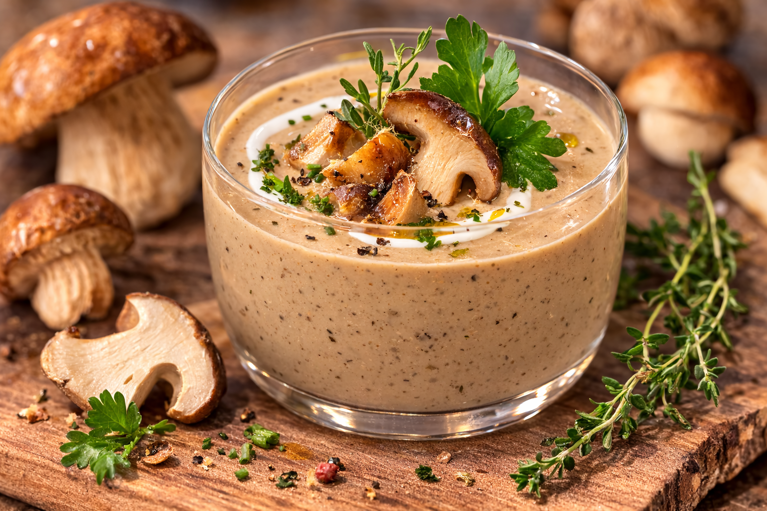 Steinpilzcreme (veggie)
