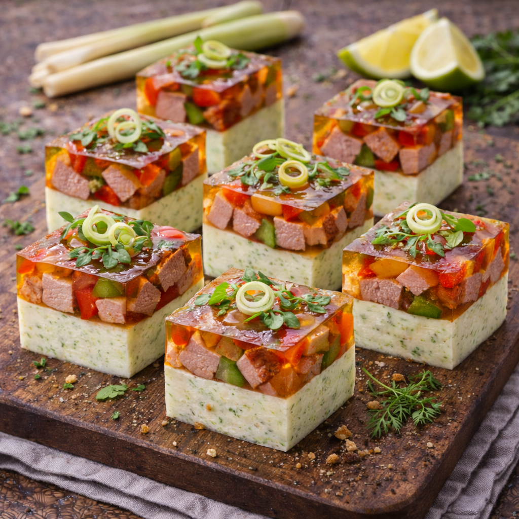 Thunfischmousse-Cube