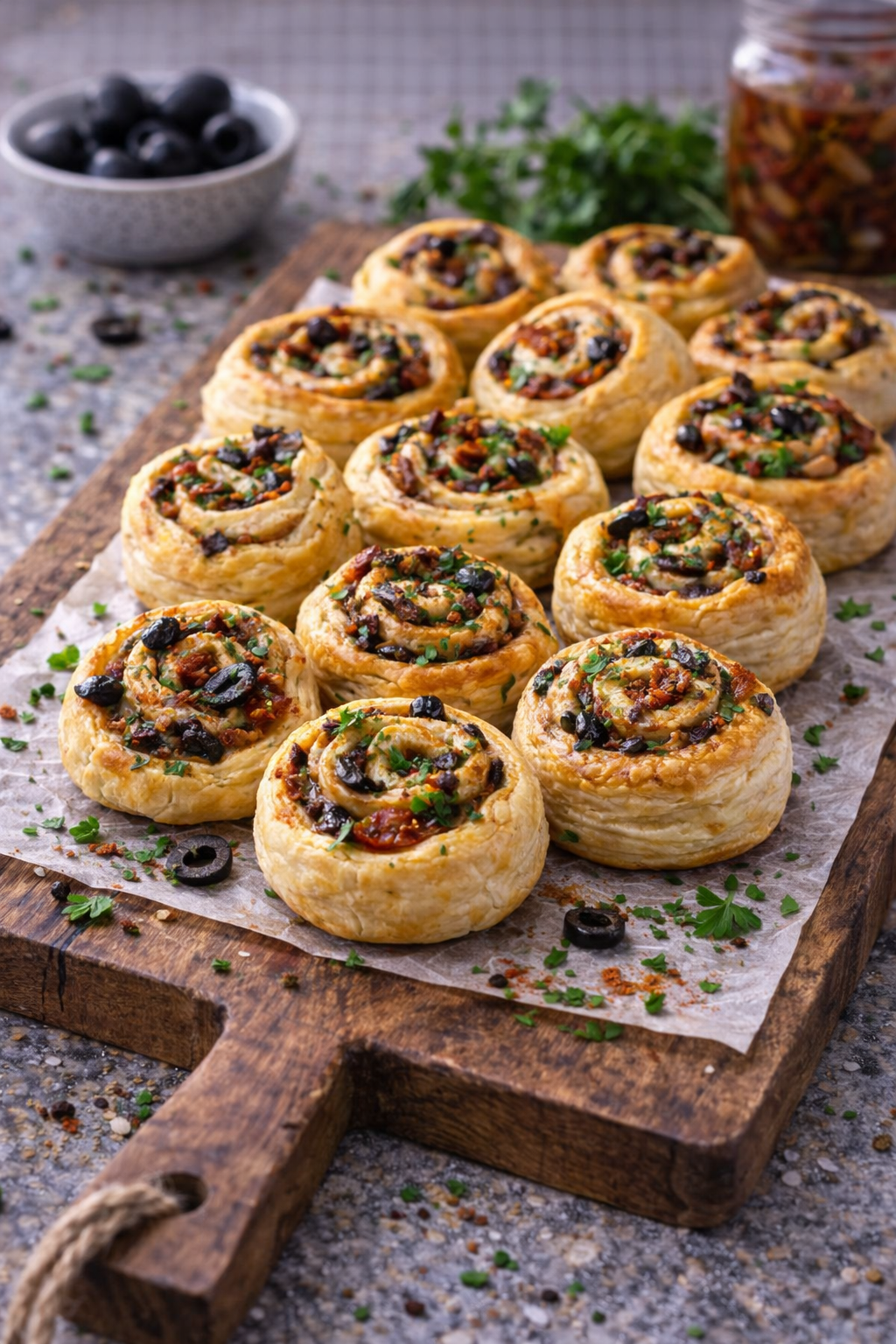 Blätterteig-Schnecken