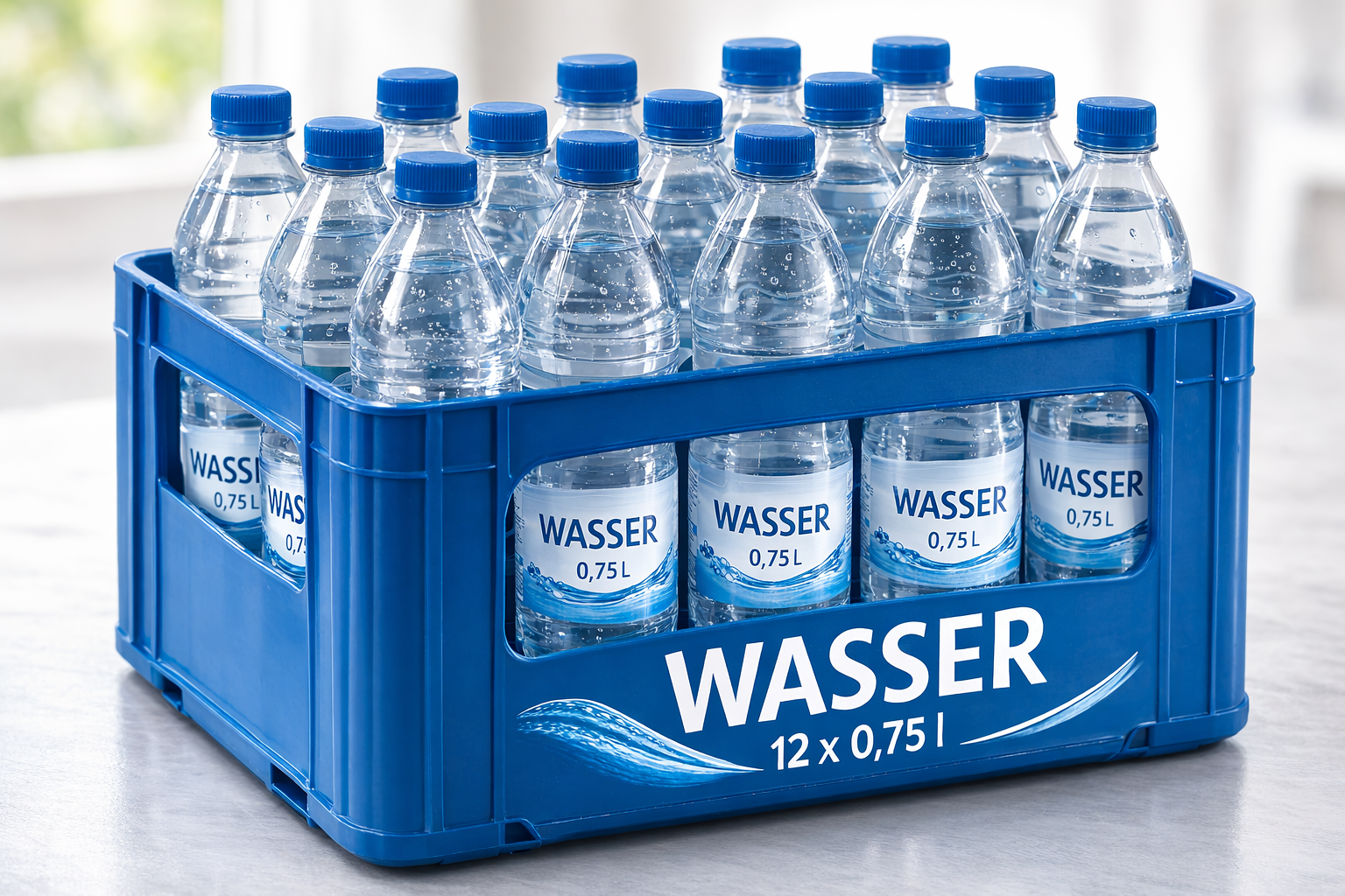 Wasser Kasten (12 Fl. je 0,75l)
