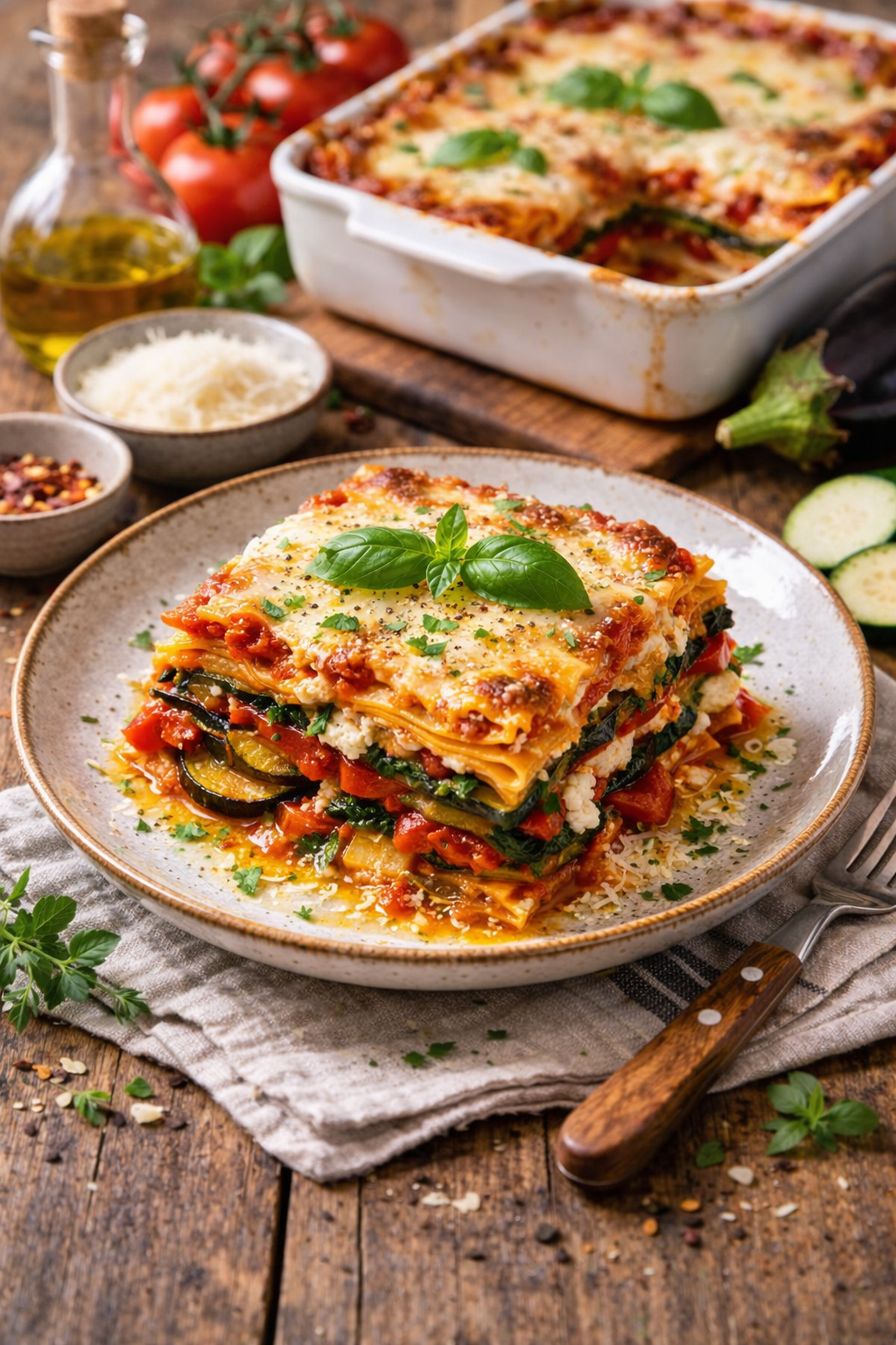 Gemüselasagne (veggie)