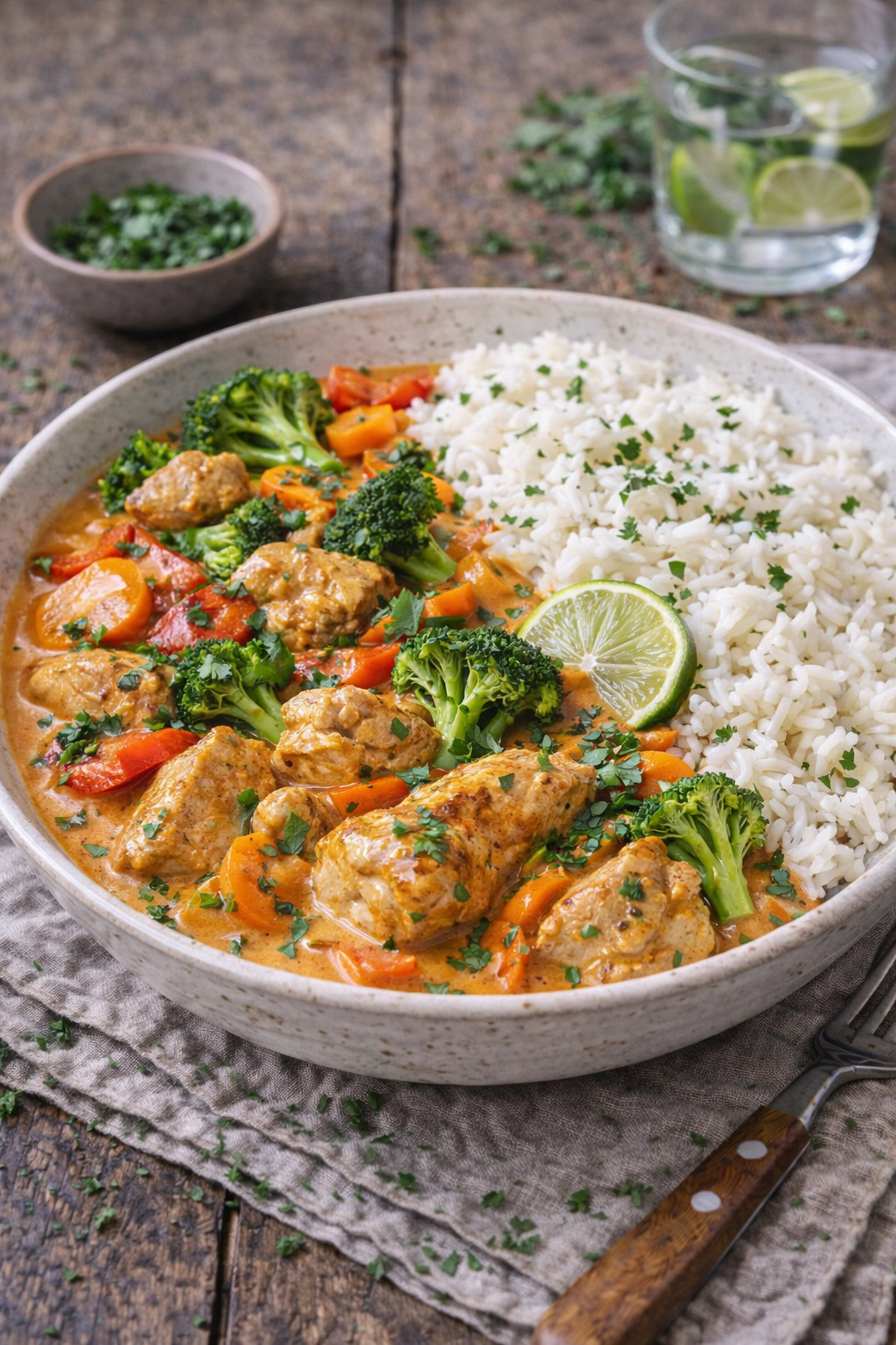 Hähnchen-Thai-Curry