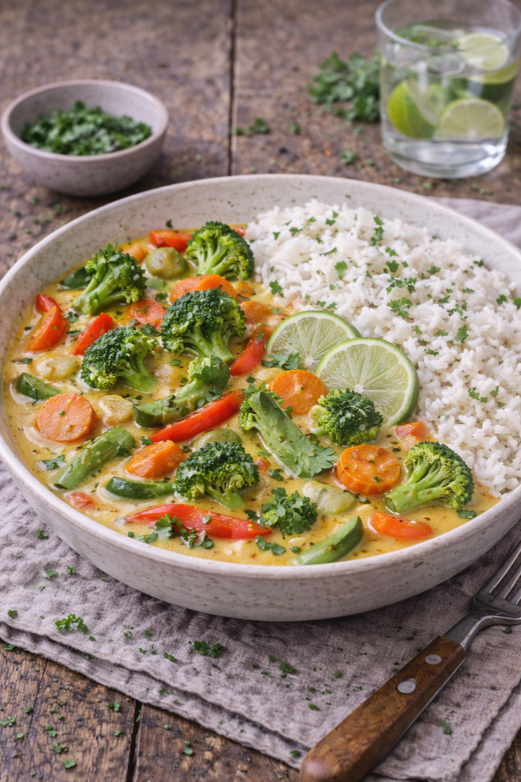 Gemüse-Thai-Curry (vegan)