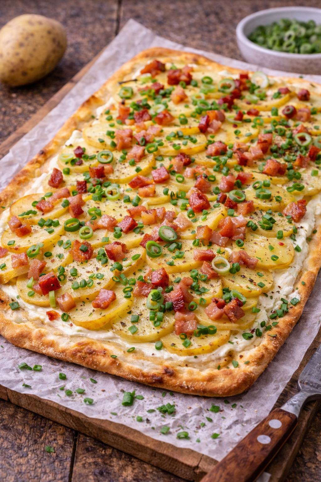 Flammkuchen Apfel & Zimt