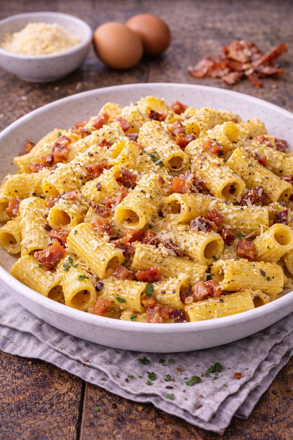 Rigatoni Carbonara