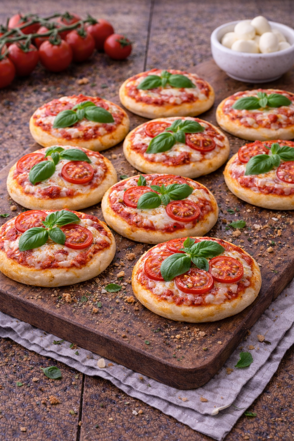 Mini Pizza Margherita (veggie)