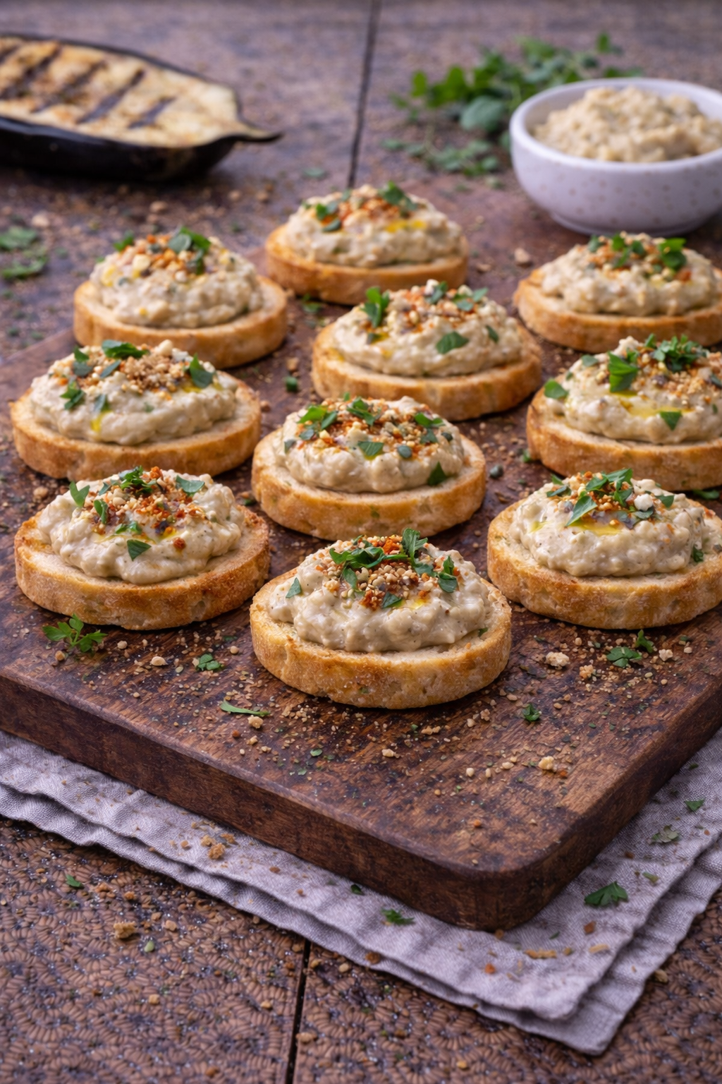 Baba Ganoush Canapés