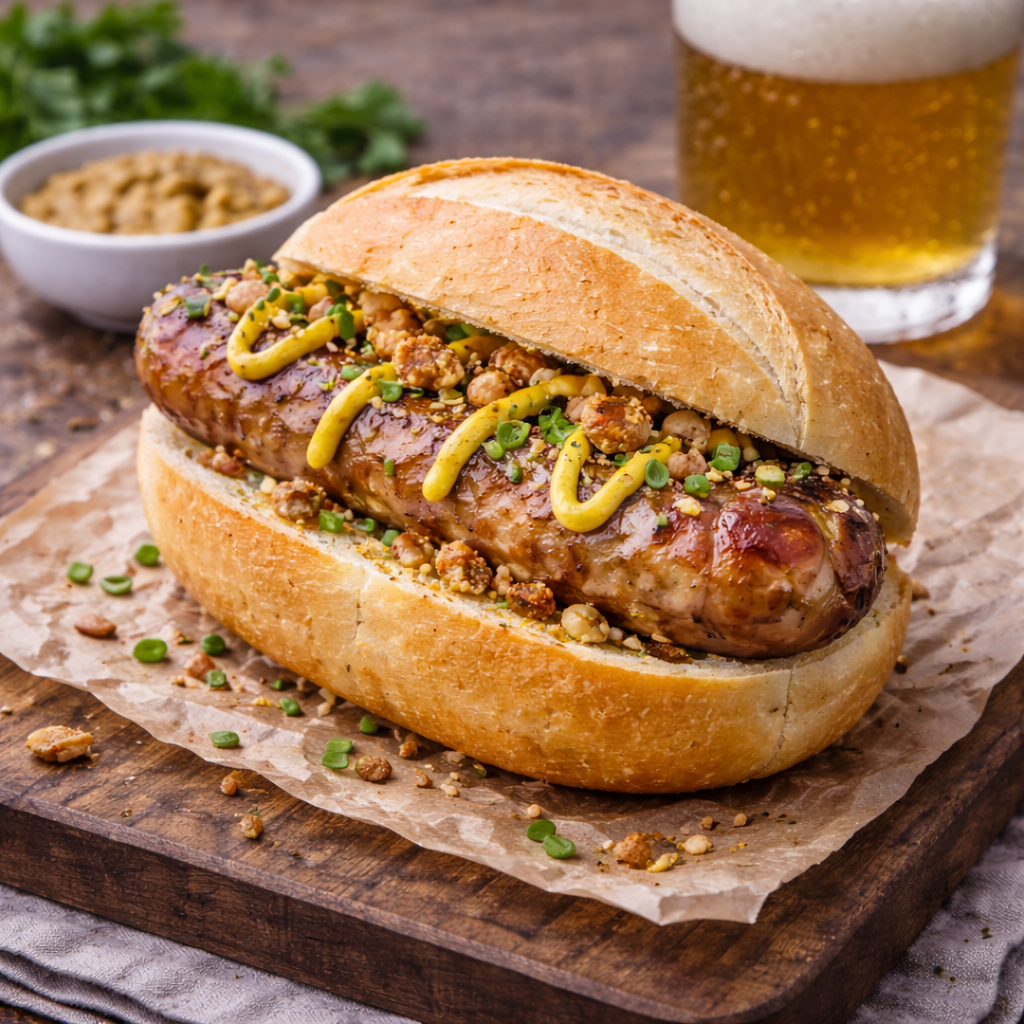 Bratwurst-Semmel