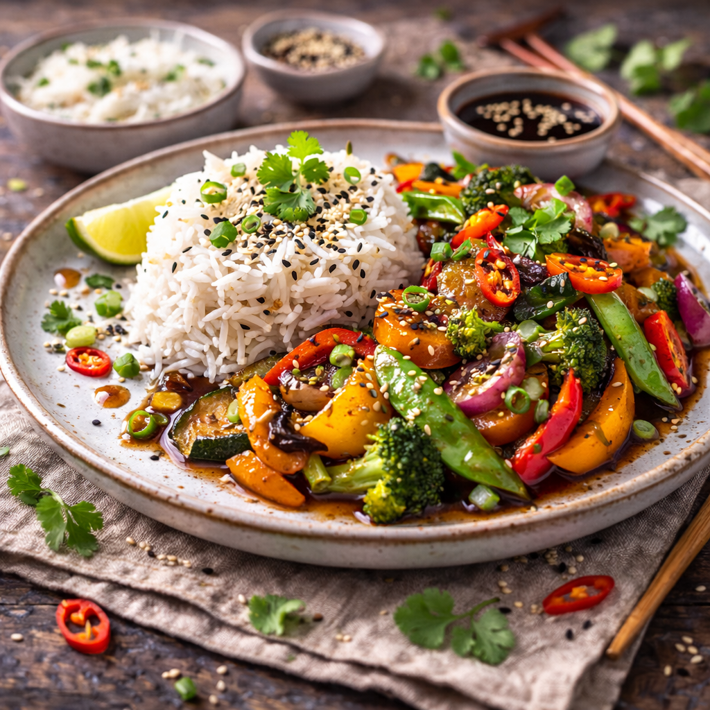 Gemüsepfanne Asiatischer Art (veggie)
