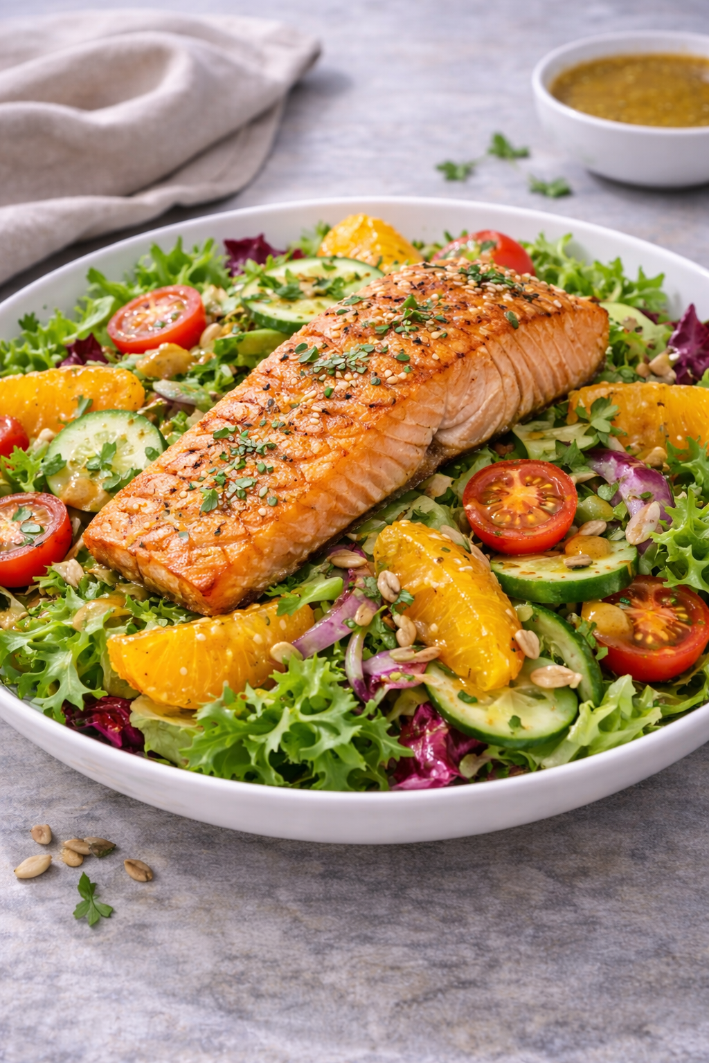 Summer Salad with Salmon
