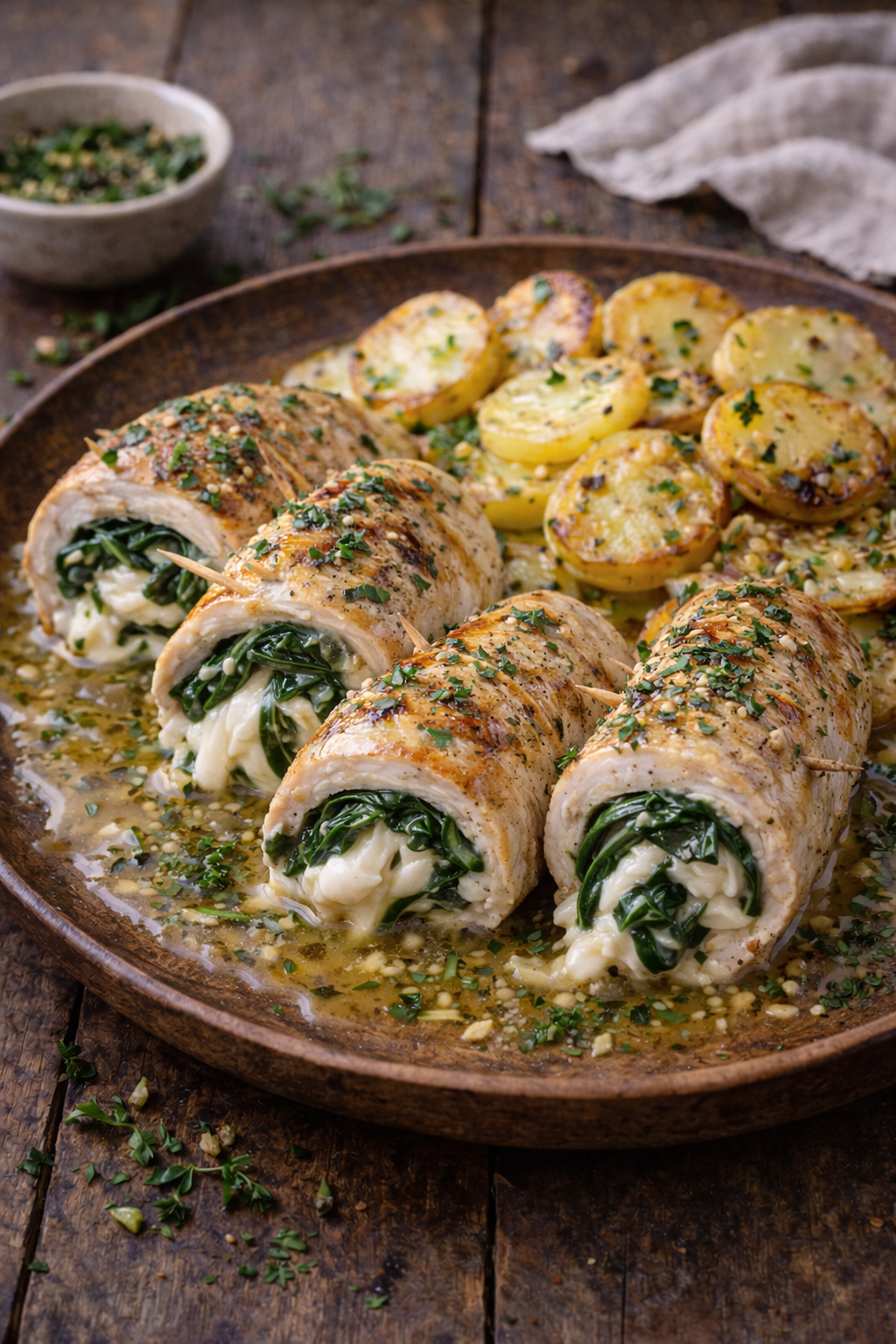 Stuffed chicken breast