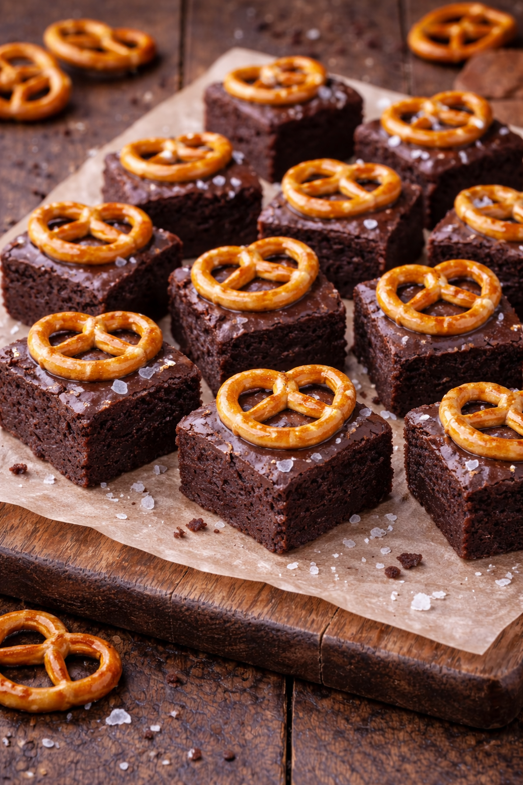 Pretzel Chocolate Brownies