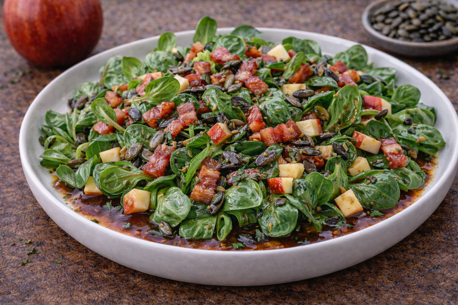 Winterlicher Feldsalat