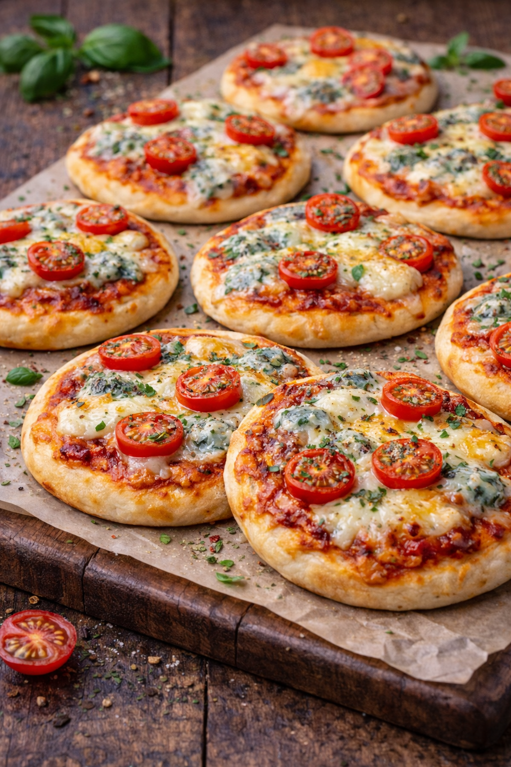 Mini Pizza Four Cheeses