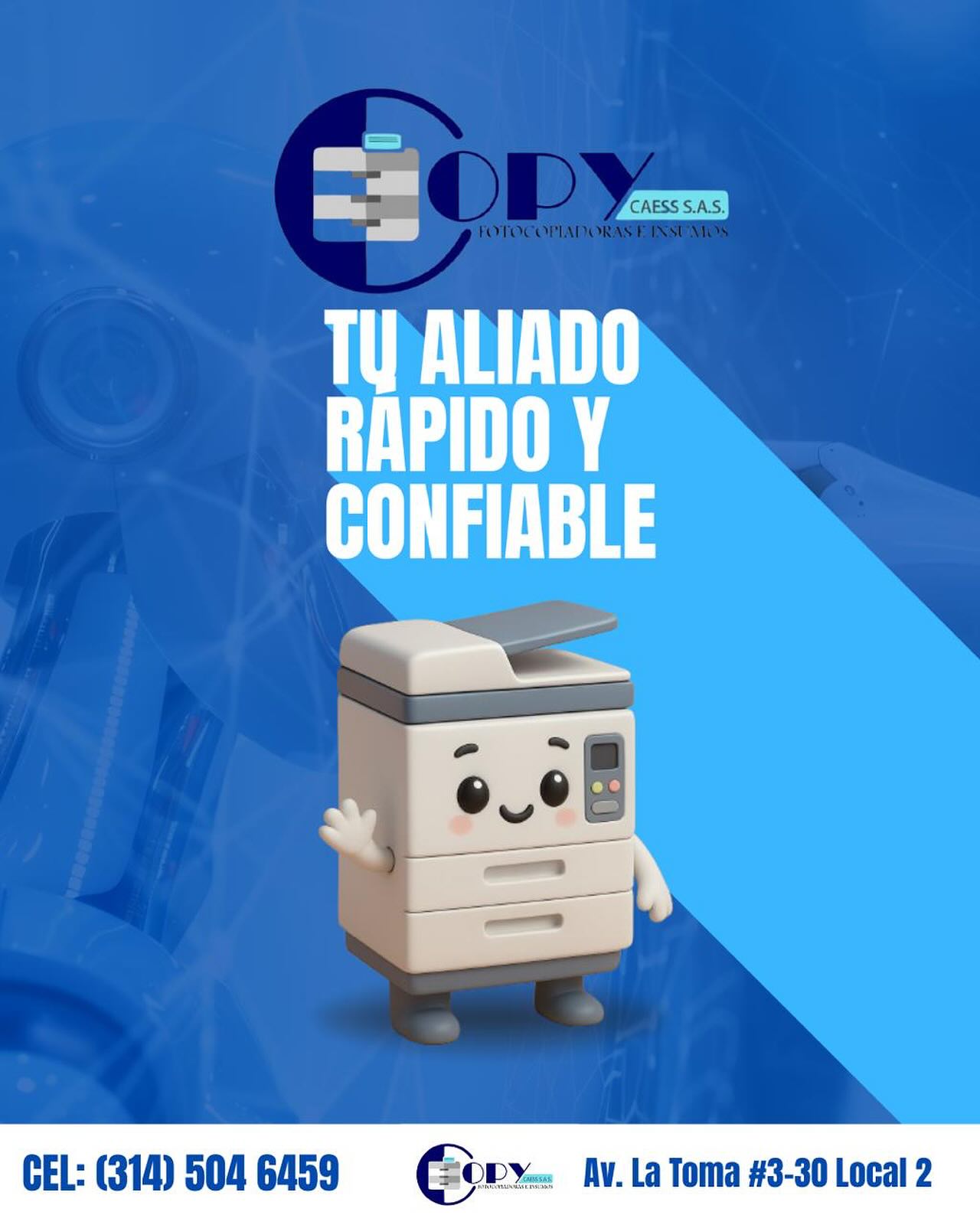 Interior tienda COPY CAESS S.A.S