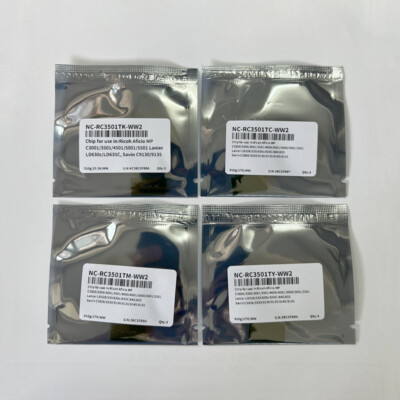 Chip de tóner Ricoh MPC 3001 | MPC 3501 | MPC 4501  BK-C-M-Y