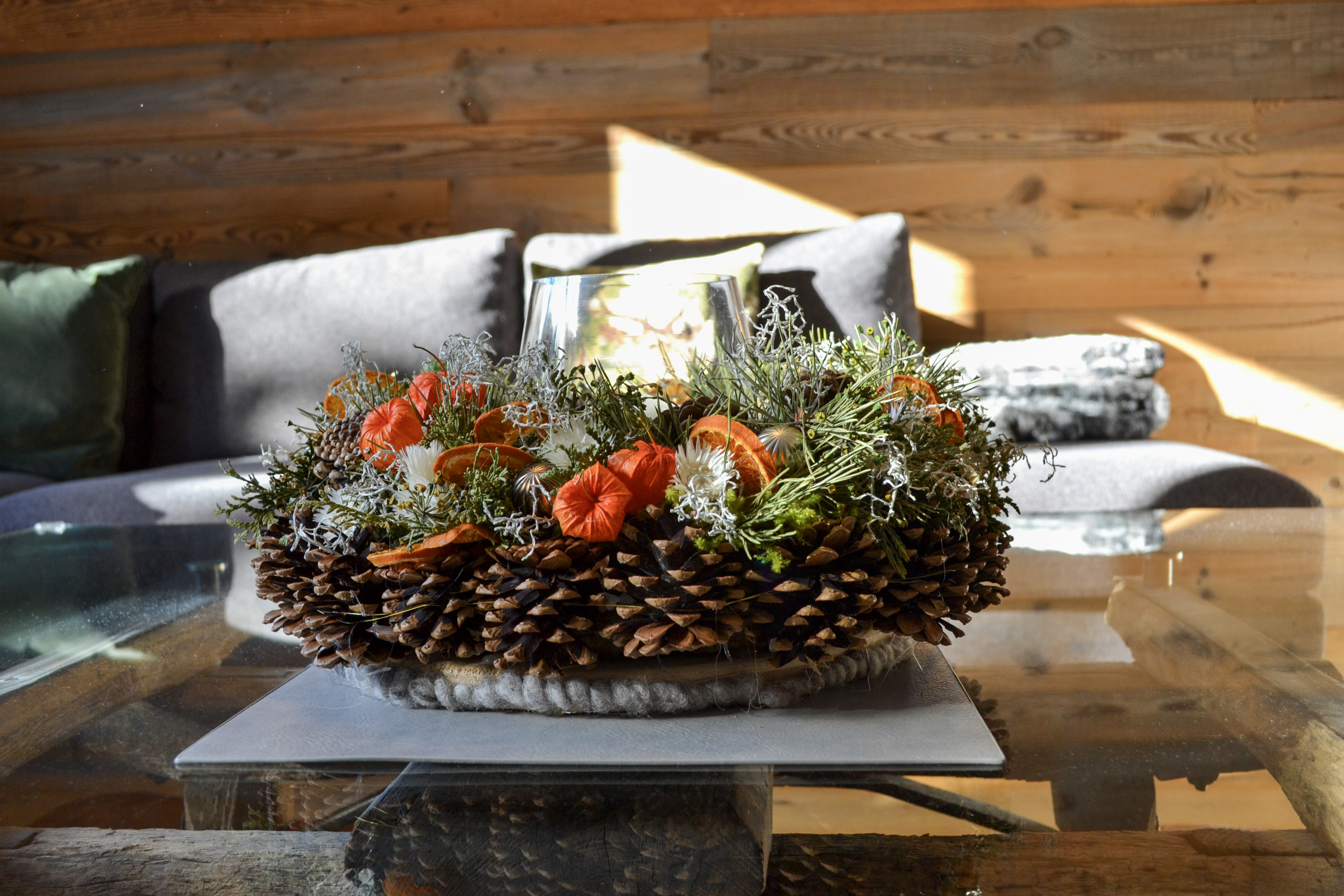 Detailaufnahme Weihnachtsdeko