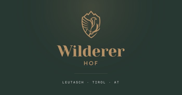 Wilderer Hof – Wappen und Wortmarke, Leutasch in Tirol
