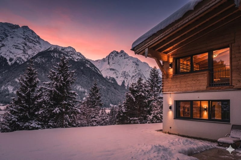 Außenansicht Chalet Steinadler