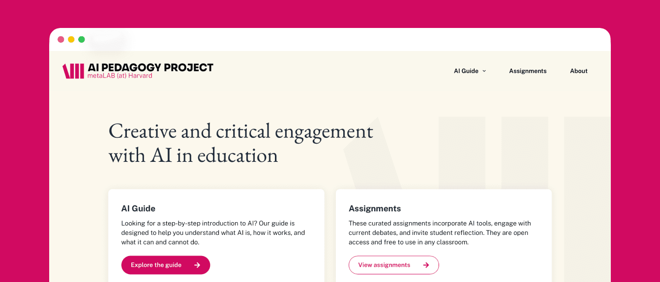 Picture of AI Pedagogy Project