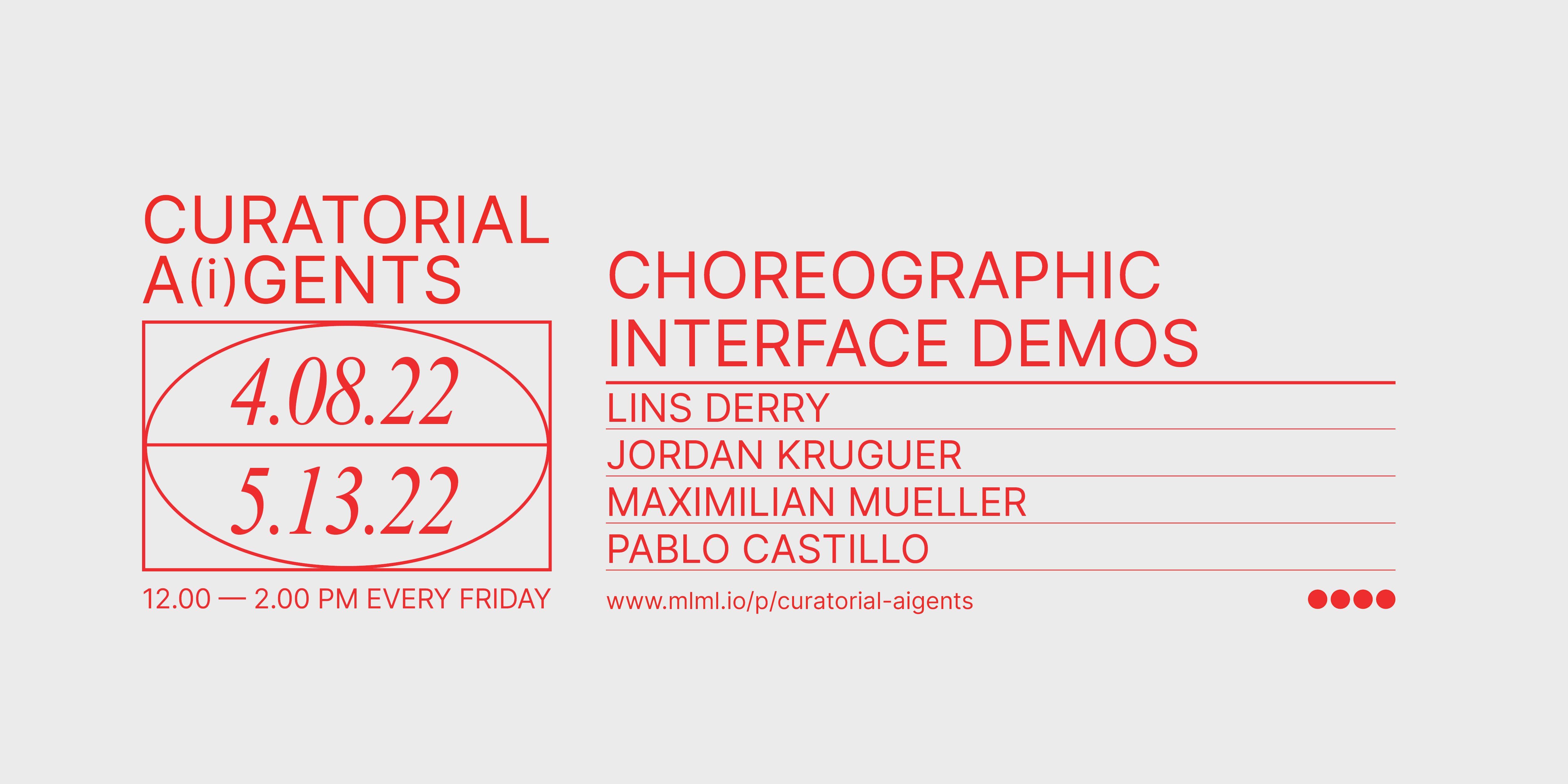 Picture of Choreographic Interface Demos