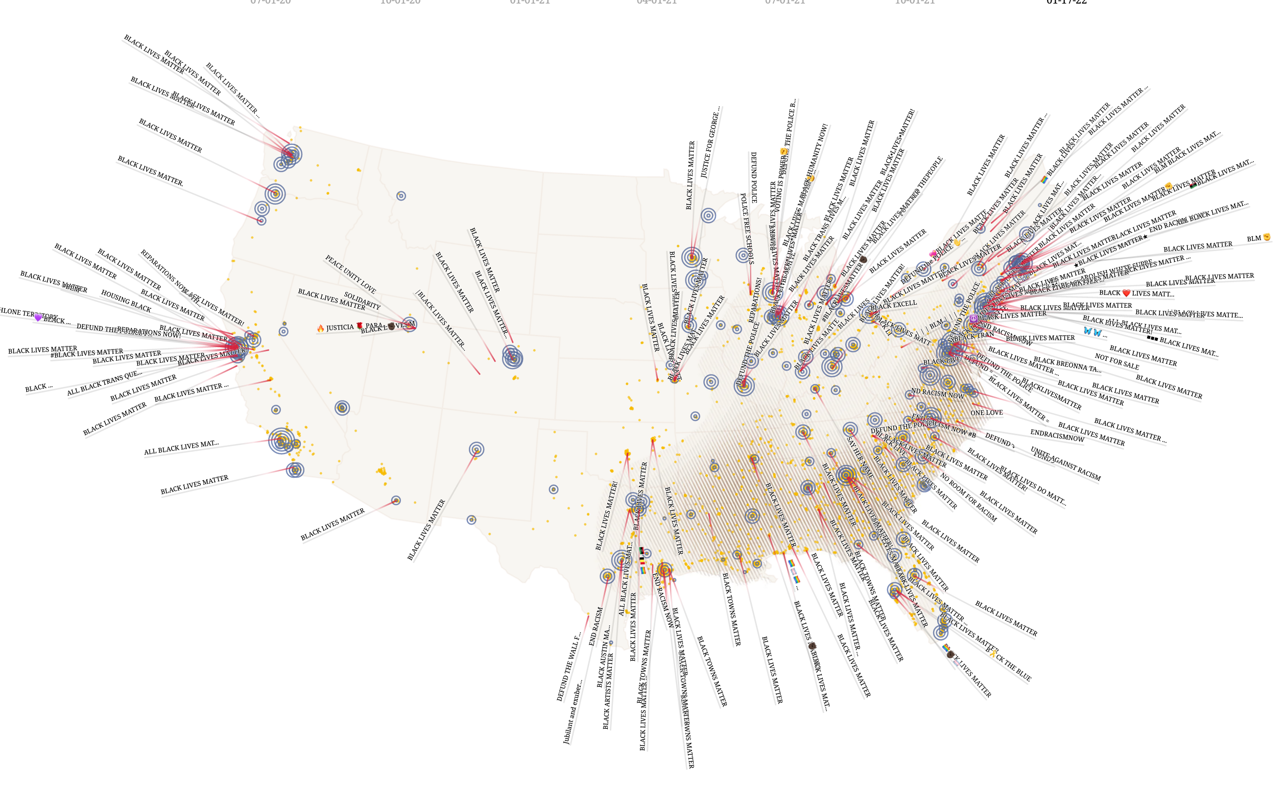 Picture of Black Lives Matter Street Mural Map