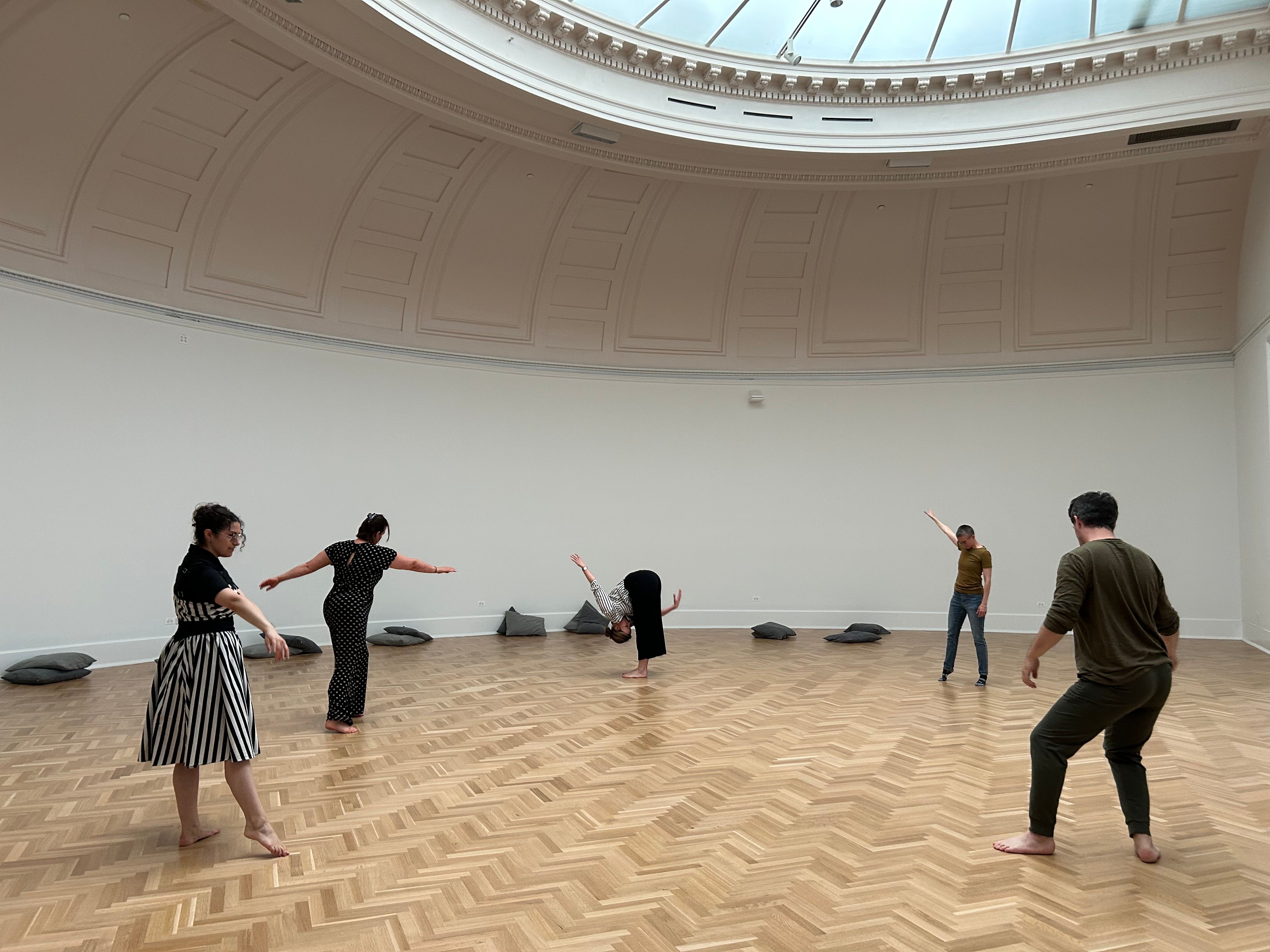 Dance Studies Association 2025 Conference participants playing The Data Twist.