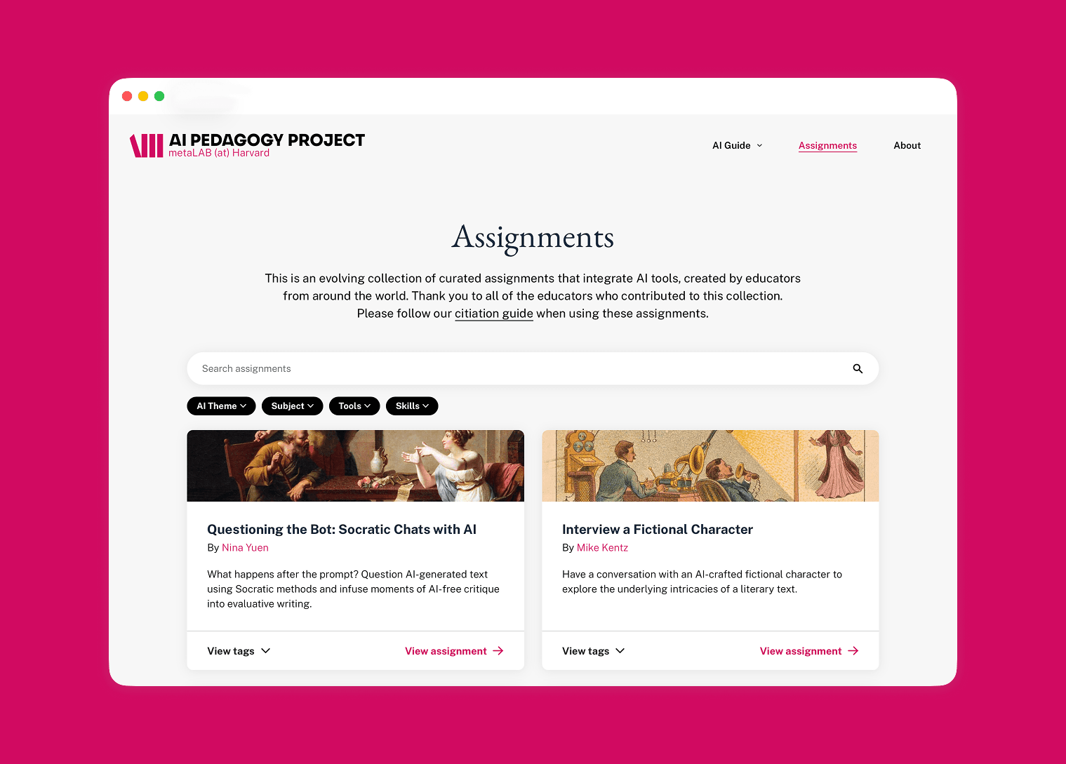 Picture of AI Pedagogy Project