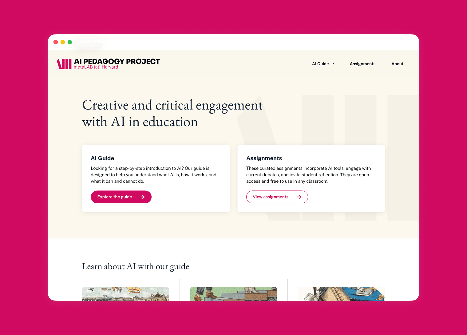 Picture of AI Pedagogy Project