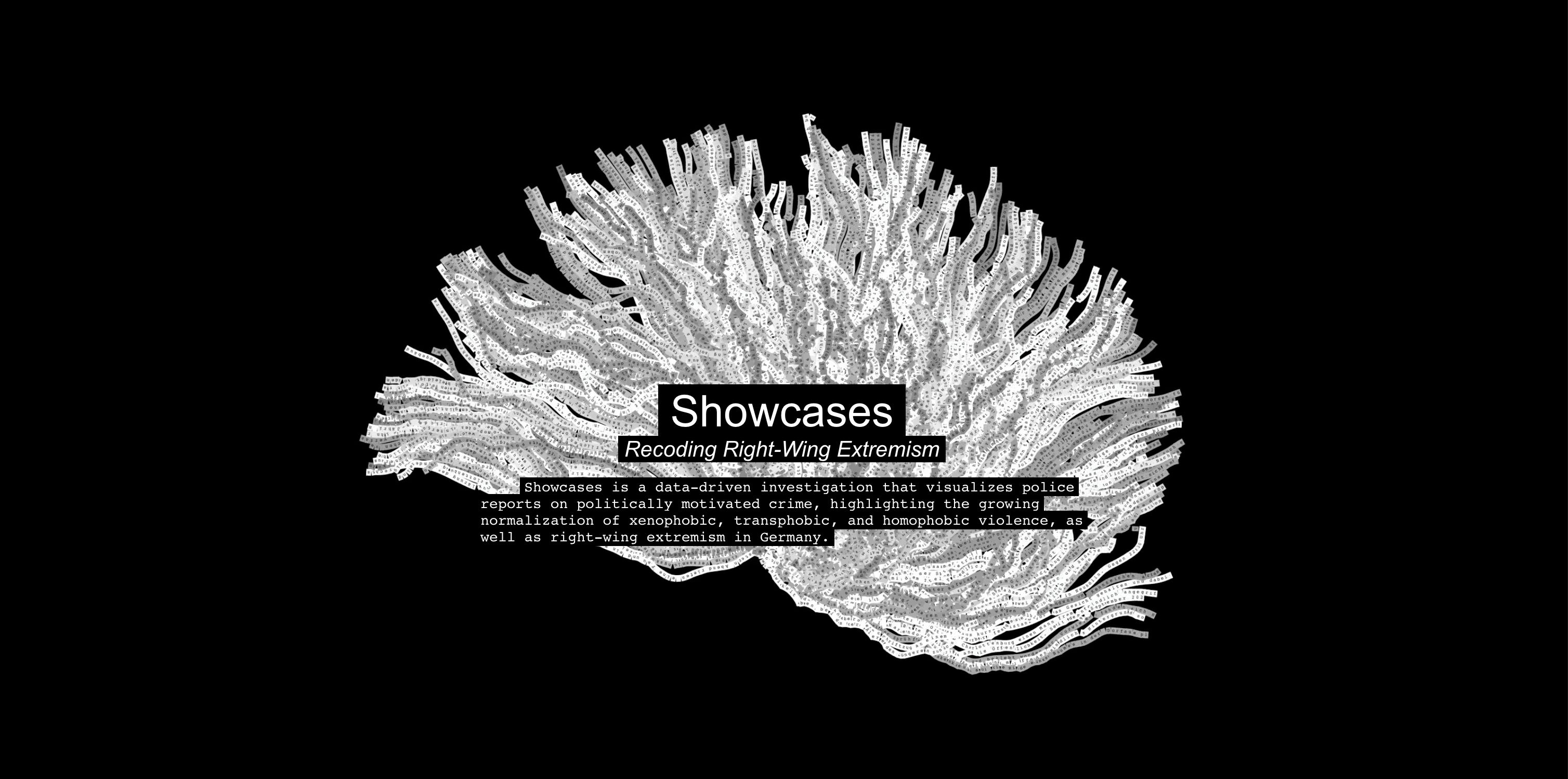 Data visualization of police reports on right-wing extremist violence in Berlin and Brandenburg, Germany