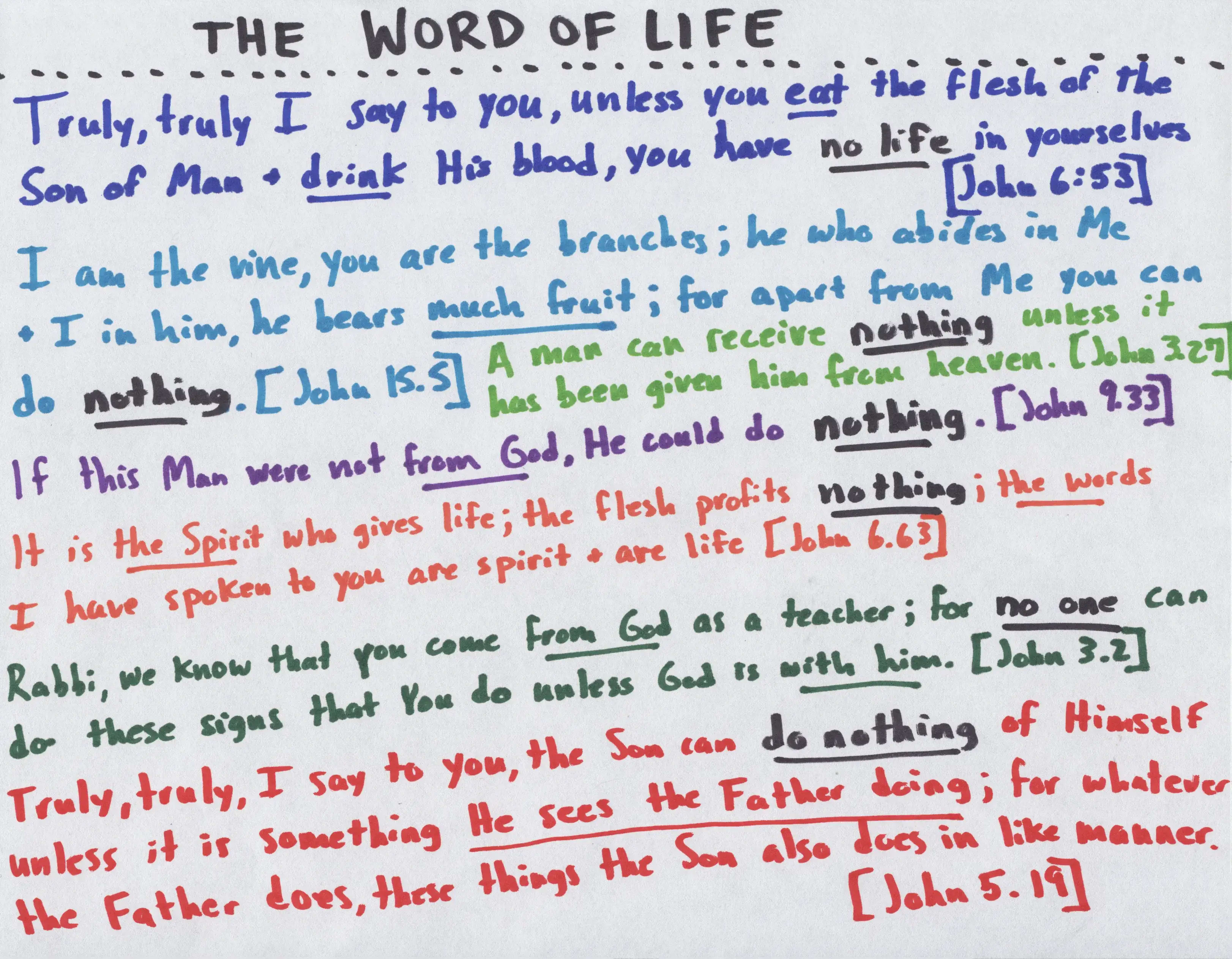 The Word of Life
