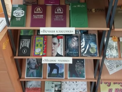 Книжная выставка-посвящение «Молодёжь читает и советует»