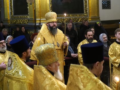 Архипастырское богослужение накануне Недели Торжества Православия