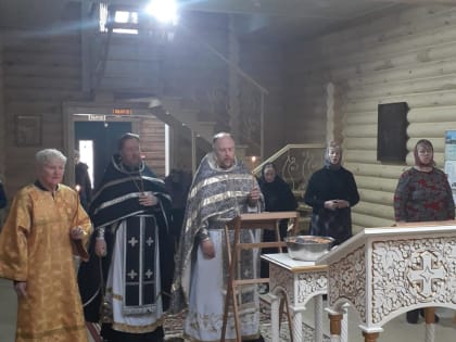 Совершены уставные богослужения Первой седмицы Великого поста в храме в честь свт. Спиридона Тримифунтского
