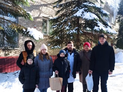 Добрая посылка доставлена детям